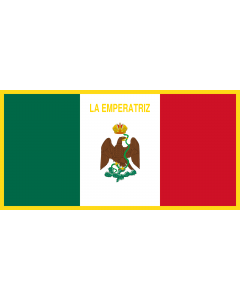 Flag: Imperial Standard of Carlota |  landscape flag | 1.35m² | 14.5sqft | 80x160cm | 30x60inch 