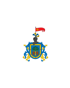 Bandera de  Jalisco  heraldry | Jalisco |  bandera horizontal | 2.16m² | 120x180cm 