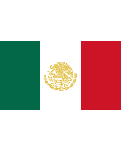 Bandera de  Mexican States Standard |  bandera horizontal | 2.16m² | 120x180cm 