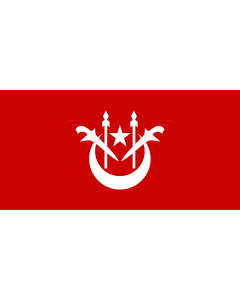 Flag: Kelantan |  landscape flag | 0.06m² | 0.65sqft | 17x34cm | 7x14inch 