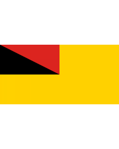 Flagge: Large Negeri Sembilan  |  Querformat Fahne | 1.35m² | 80x160cm 