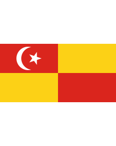 Flag: Selangor |  landscape flag | 0.135m² | 1.5sqft | 25x50cm | 10x20inch 