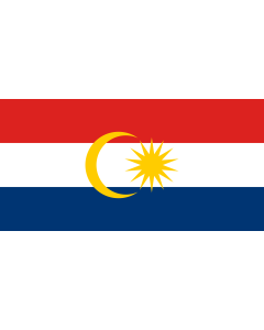 Flag: Labuan |  landscape flag | 0.135m² | 1.5sqft | 25x50cm | 10x20inch 