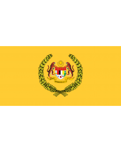 Flag: Supreme Head of Malaysia |  landscape flag | 2.16m² | 23sqft | 100x200cm | 40x80inch 