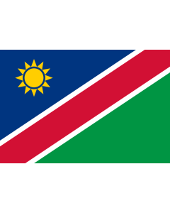 Bandera: Namibia |  bandera paisaje | 0.135m² | 30x45cm 