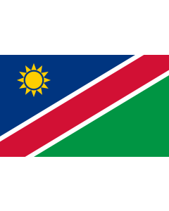 Bandera: Namibia |  bandera paisaje | 2.4m² | 120x200cm 