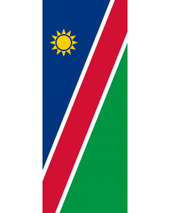 Flagge:  Namibia  |  Hochformat Fahne | 3.5m² | 300x120cm 