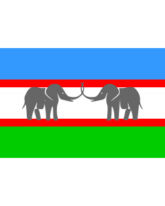 Flagge: XL CANU | Caprivi African National Union of the Free State of Caprivi Strip/Itenge  |  Querformat Fahne | 2.16m² | 120x180cm 