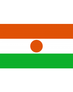 Flag: Niger |  landscape flag | 1.35m² | 14.5sqft | 90x150cm | 3x5ft 