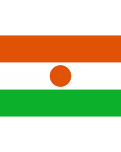 Drapeau: Niger  3 2 |  drapeau paysage | 1.35m² | 90x150cm 