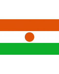 Drapeau: Niger  5 3 |  drapeau paysage | 1.35m² | 90x150cm 