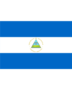 Flag: Nicaragua |  landscape flag | 0.135m² | 1.5sqft | 30x45cm | 1x1.5foot 