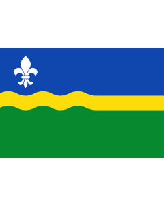 Flag: Flevoland  |  landscape flag | 0.7m² | 7.5sqft | 70x100cm | 2x3ft 