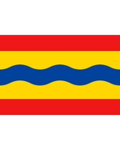 Flag: Overijssel |  landscape flag | 0.24m² | 2.5sqft | 40x60cm | 1.3x2foot 