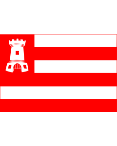 Flagge: XL Alkmaar  |  Querformat Fahne | 2.16m² | 120x180cm 