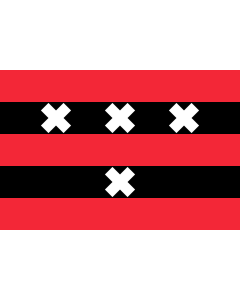Flagge: XL Amstelveen  |  Querformat Fahne | 2.16m² | 120x180cm 