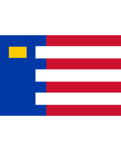 Flagge: XL Baarle-Nassau  |  Querformat Fahne | 2.16m² | 120x180cm 