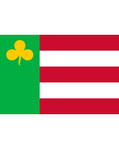 Flagge: XL Boarnsterhim | Dutch municipality of Boarnsterhim  Boornsterhem  |  Querformat Fahne | 2.16m² | 120x180cm 