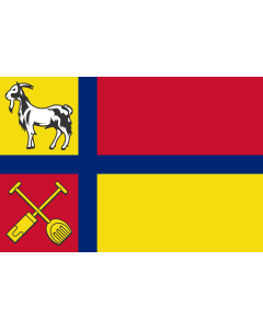 Flagge: XL Bontebok | Nl Bontebok  Friesland , the Netherlands  |  Querformat Fahne | 2.16m² | 120x180cm 