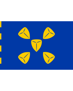 Flagge: Large Bussum | Bussum, in North Holland province, the Netherlands  |  Querformat Fahne | 1.35m² | 90x150cm 