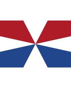 Flagge: Large Civil Jack of the Netherlands  |  Querformat Fahne | 1.35m² | 90x150cm 