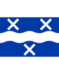 Flagge: XL Cromstrijen | Dutch municipality of Cromstrijen  |  Querformat Fahne | 2.16m² | 120x180cm 