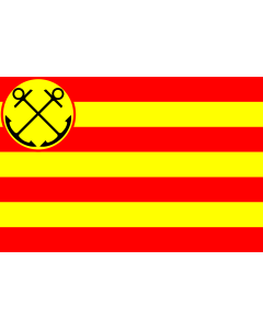 Flagge: XL Den Helder | Gemeente nl Den Helder  |  Querformat Fahne | 2.16m² | 120x180cm 