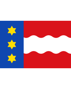 Flagge: XL Dongeradeel | Dutch municipality of Dongeradeel  |  Querformat Fahne | 2.16m² | 120x180cm 