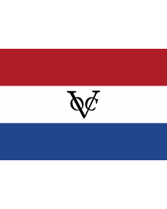 Flag: Dutch East India Company  fictional |  landscape flag | 0.06m² | 0.65sqft | 20x30cm | 8x12in 