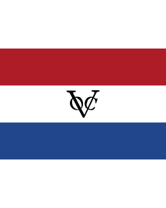 Flag: Dutch East India Company  fictional |  landscape flag | 2.16m² | 23sqft | 120x180cm | 4x6ft 