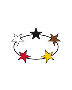 Flagge: Large Suriname  1959–1975 | Suriname | Guyane néerlandaise  1959–1975 | Suriname van 1959 tot 1975  |  Querformat Fahne | 1.35m² | 90x150cm 