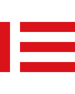 Flag: Eindhoven |  landscape flag | 1.35m² | 14.5sqft | 90x150cm | 3x5ft 