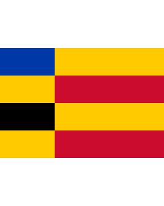 Flagge: Large Geldermalsen | Dutch municipality of Geldermalsen  |  Querformat Fahne | 1.35m² | 90x150cm 