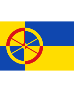 Flagge: XL Heusden | Dutch municipality of Heusden  |  Querformat Fahne | 2.16m² | 120x180cm 