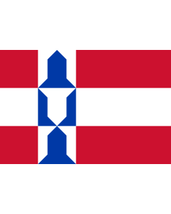 Flagge: Large Houten | Houten, Utrecht, the Netherlands | Houten, Utrecht, les Pays-Bas | Houten, Utrecht, Nederland  |  Querformat Fahne | 1.35m² | 90x150cm 