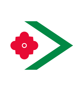 Flagge: Large Landerd | Dutch municipality of Landerd  |  Querformat Fahne | 1.35m² | 90x150cm 