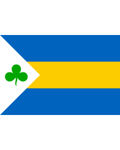 Flagge: XL Leeuwarderadeel | Dutch municipality of Leeuwarderadeel  |  Querformat Fahne | 2.16m² | 120x180cm 