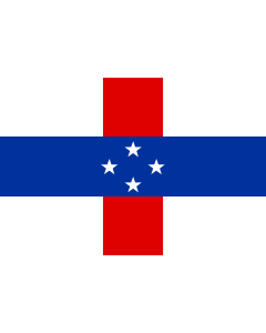 Flag: Netherlands antilles |  landscape flag | 1.35m² | 14.5sqft | 90x150cm | 3x5ft 