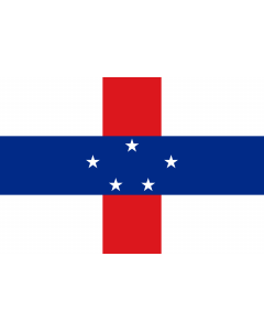 Flag: Netherlands Antilles  1986–2010 |  landscape flag | 2.16m² | 23sqft | 120x180cm | 4x6ft 