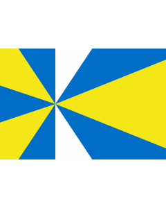 Flag: Noorder-Koggenland, North Holland, the Netherlands |  landscape flag | 2.16m² | 23sqft | 120x180cm | 4x6ft 