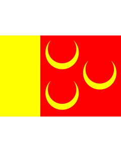 Flagge: Large Obdam | Obdam, North Holland, the Netherlands | Obdam, Hollande-Septentrionale, les Pays-Bas | Obdam, Noord-Holland, Nederland  |  Querformat Fahne | 1.35m² | 90x150cm 