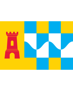 Flagge: XL Overbetuwe | Dutch municipality of Overbetuwe  |  Querformat Fahne | 2.16m² | 120x180cm 
