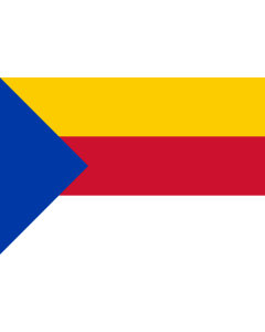 Flagge: Large Rijnwaarden | Dutch municipality of Rijnwaarden  |  Querformat Fahne | 1.35m² | 90x150cm 