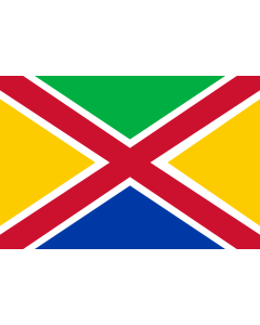 Flagge: Large Steenbergen | Dutch municipality of Steenbergen  since 1997  |  Querformat Fahne | 1.35m² | 90x150cm 