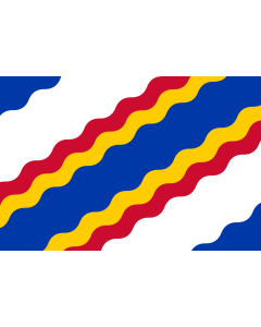 Flagge: Large Ten Boer | Dutch municipality of Ten Boer  |  Querformat Fahne | 1.35m² | 90x150cm 