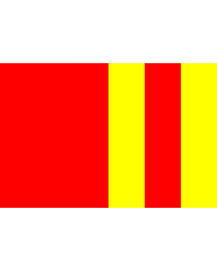 Flagge: Large Ter Aar | Dutch municipality of Ter Aar  |  Querformat Fahne | 1.35m² | 90x150cm 