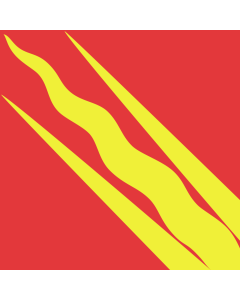 Bandera: Østfold |  1.35m² | 120x120cm 