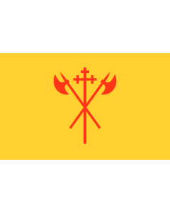 Bandera: Sør-Trøndelag |  bandera paisaje | 0.135m² | 30x45cm 