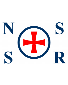 Flag: Norwegian Society for Sea Rescue |  landscape flag | 2.16m² | 23sqft | 120x180cm | 4x6ft 