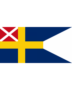Flag: Sweden  1818-1844   alternative | Alternative flag of Sweden  1818-1844 |  landscape flag | 1.35m² | 14.5sqft | 80x160cm | 30x60inch 